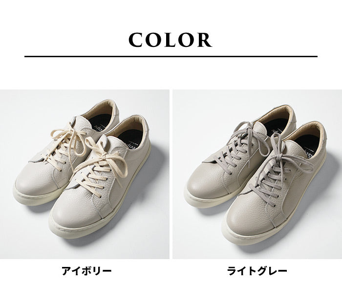 [スニーカーレディースきれいめ軽量]本革踵クッションスニーカーRecipeRP-336/日本製40代50代60代軽い疲れないおしゃれ2Eかかとクッションレザー柔らかい革靴疲れにくい幅広レシピ