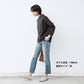 [tシャツレディース長袖白地綿100％]コットン100%Kandou天竺立体クルーネックTシャツ/40代50代60代女性ファッションカジュアル無地白コットンカットソーきれいめ体型カバー春秋オフィスオシャレゆったり