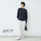 [tシャツレディース長袖春服トップス]コットン＆ヘンプジャージリブ使いTシャツ/日本製40代50代60代30代女性ファッション無地春おしゃれ消臭速乾ゆったりカットソー体型カバー麻秋