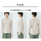 [tシャツレディース長袖春服トップス]コットン＆ヘンプジャージリブ使いTシャツ/日本製40代50代60代30代女性ファッション無地春おしゃれ消臭速乾ゆったりカットソー体型カバー麻秋