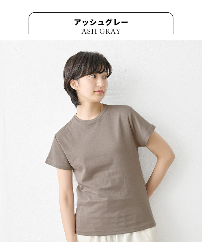 [tシャツレディース半袖綿100％無地]ふわふわコットンガーゼTシャツ/日本製40代50代60代女性ファッションカジュアル無地白白tコットン100%無地ベーシックインナーカットソートップスティーシャツ母の日ギフト
