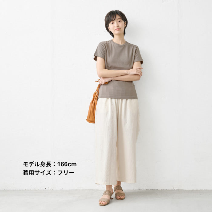 [tシャツレディース半袖綿100％無地]ふわふわコットンガーゼTシャツ/日本製40代50代60代女性ファッションカジュアル無地白白tコットン100%無地ベーシックインナーカットソートップスティーシャツ母の日ギフト