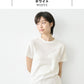 [tシャツレディース半袖綿100％無地]ふわふわコットンガーゼTシャツ/日本製40代50代60代女性ファッションカジュアル無地白白tコットン100%無地ベーシックインナーカットソートップスティーシャツ母の日ギフト
