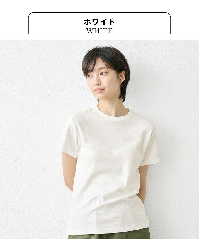 [tシャツレディース半袖綿100％無地]ふわふわコットンガーゼTシャツ/日本製40代50代60代女性ファッションカジュアル無地白白tコットン100%無地ベーシックインナーカットソートップスティーシャツ母の日ギフト