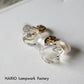 HARIO Lampwork Factry フロート イヤリング ピアス