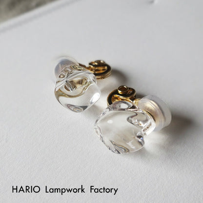 HARIO Lampwork Factry フロート イヤリング ピアス