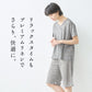 [ルームウェアレディース夏上下夏用薄手パジャマ]プレミアムリネン100%VネックTシャツ+ペチパンツ2点セット/日本製40代50代60代リネン100％麻100％涼しいパジャマ寝間着天然繊維大きいサイズ吸水速乾抗菌
