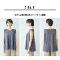 [ノースリーブトップス夏Tシャツaライン無地]プレミアムリネン100%フレアノースリーブ/日本製40代50代60代女性ファッションリネンカットソーレディース体型カバー薄手夏吸汗速乾抗菌クルーネックきれいめ丸首