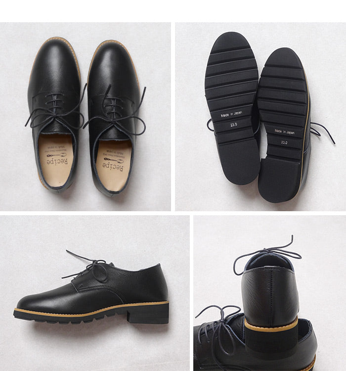 Recipe 本革 レースアップシューズ RP-308K – tokyo-basic online
