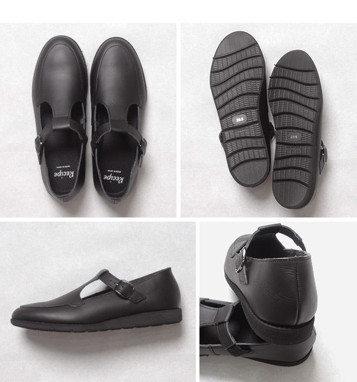 Recipe 本革 Tストラップシューズ RP-538 – tokyo-basic online