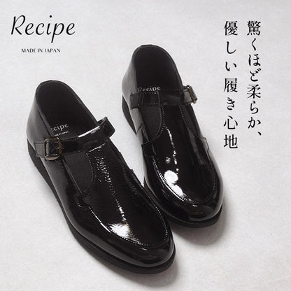 Recipe 本革 Tストラップシューズ RP-538