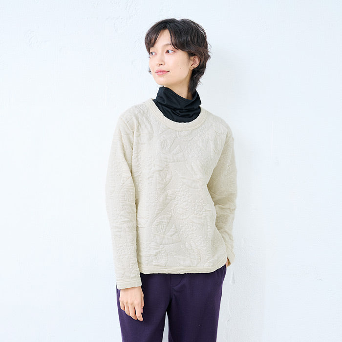 呼吸する ウール100% ネックウォーマー　ブラック