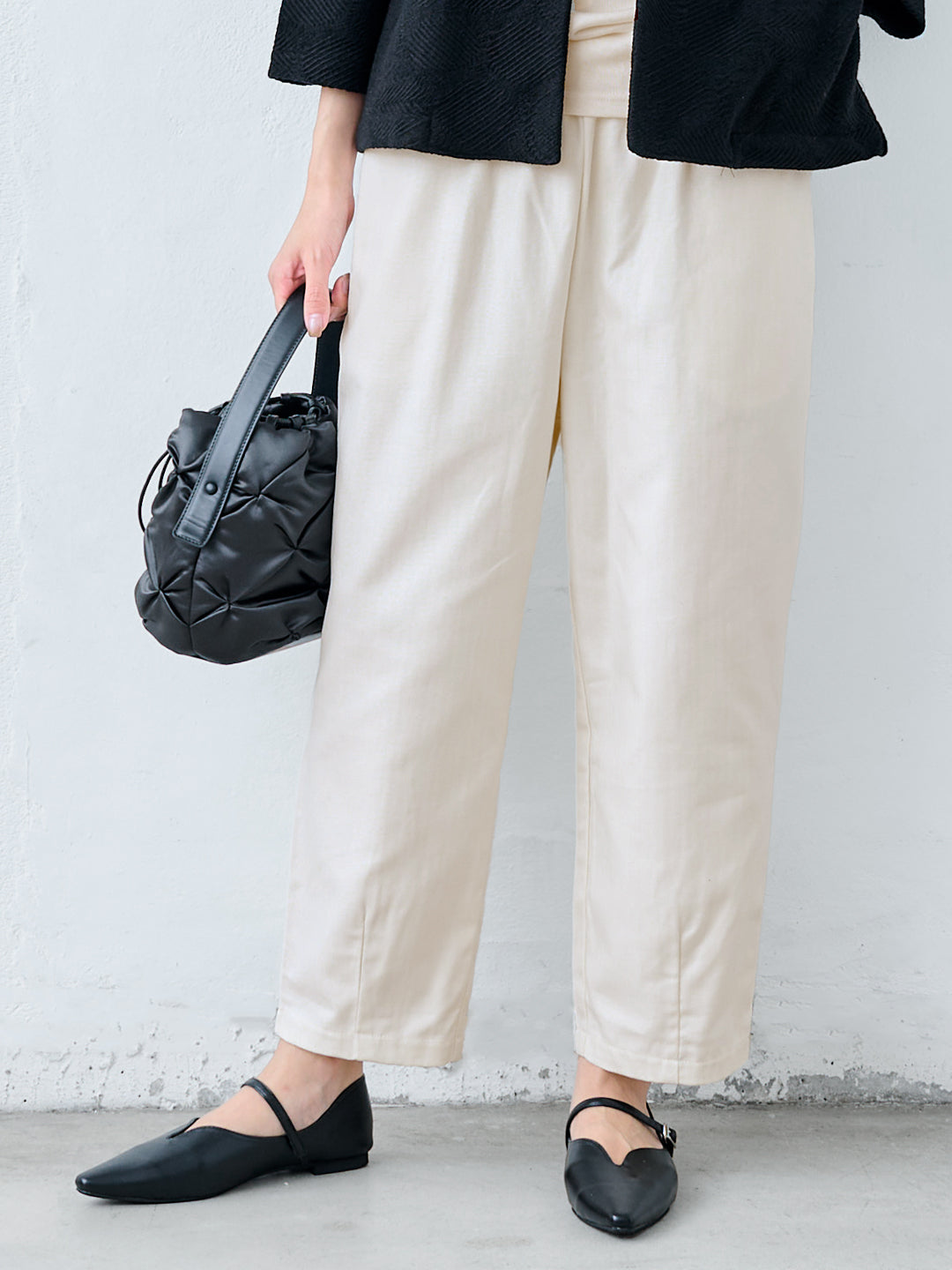 コットン100% しっかり厚手 ヘリンボン バルーンパンツ – tokyo-basic