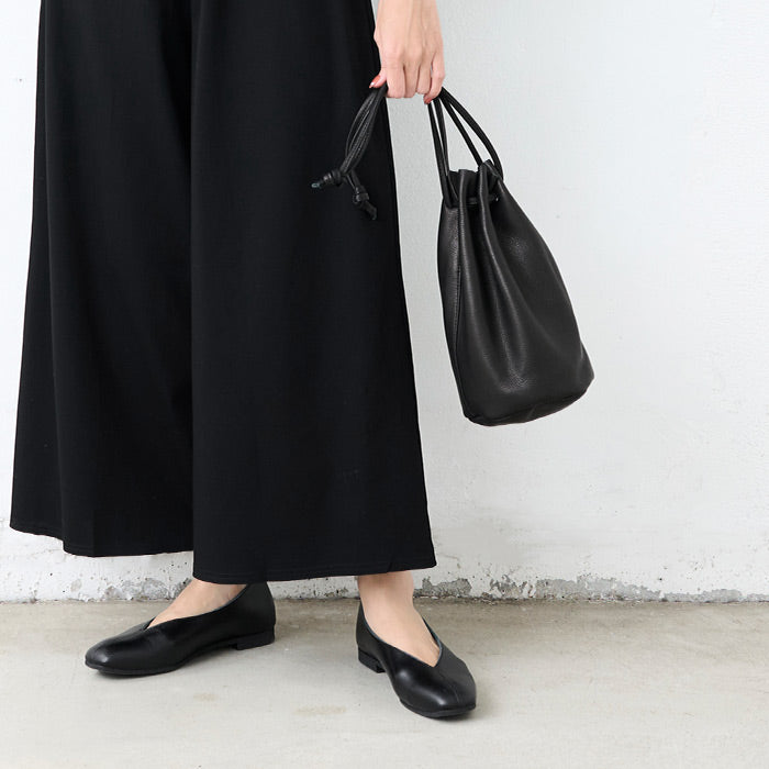 Esperanto　ブラック レザー 巾着型 ハンドバッグ Esperanto 巾着BAG – tokyo-basic online