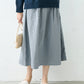 京都染め 起毛リネン100%スカート