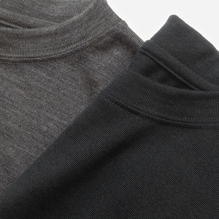 [メリノウールインナーメンズTシャツ登山冬]呼吸するウール100％メンズ半袖Tシャツ/日本製40代50代60代30代薄手男性ウール毛100％アウトドアスポーツマウントブレスウール機能性インナークルーネック丸首肌着速乾抗菌防寒