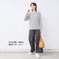 [ワイドパンツベイカーレディース春夏]近江晒コットン100％ベイカーワイドパンツ/日本製40代50代60代30代きれいめコットン綿ベイカーパンツ薄手軽いウエストゴム春夏秋総ゴム体型カバー無地