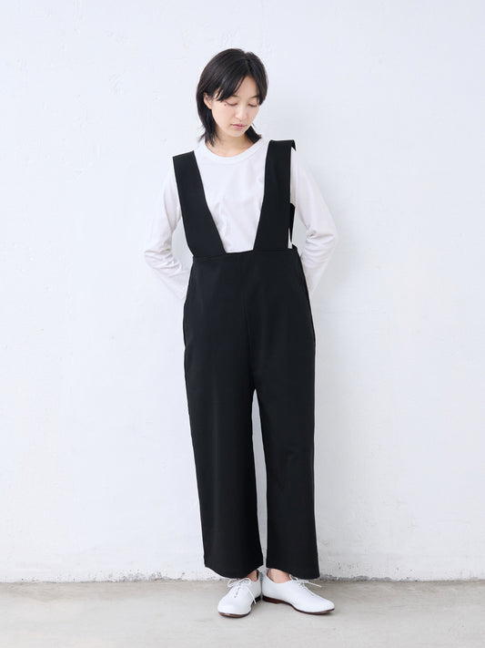 強撚糸コットン100％ オーバーオール