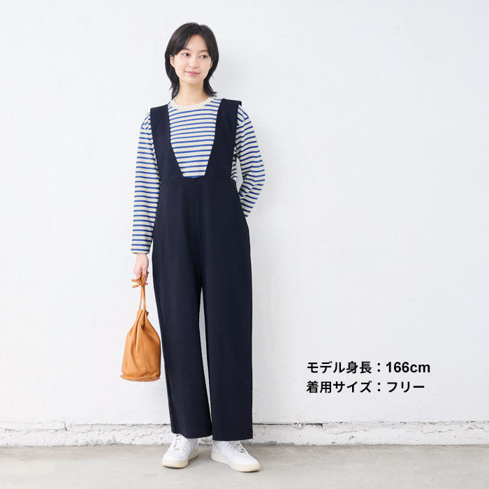 [Tシャツ長袖トップスレディース]メンフィスコットン100%ボーダー長袖Tシャツ/日本製40代50代30代女性綿100％ゆったりおしゃれ綿コットン綿100コットン100上品きれいめシンプル着回しナチュラル大人カジュアル春夏