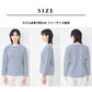 [Tシャツ長袖トップスレディース]メンフィスコットン100%ボーダー長袖Tシャツ/日本製40代50代30代女性綿100％ゆったりおしゃれ綿コットン綿100コットン100上品きれいめシンプル着回しナチュラル大人カジュアル春夏