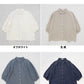 40番手フレンチリネン100%ギャザー使いシャツ　カラー展開