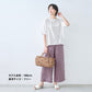 [レディースTシャツ半袖五分袖夏]メンフィスコットン100%ドロップショルダーTシャツ/日本製40代50代60代コットン100％綿1005分袖ゆったりドライタッチ涼やかオーバーサイズ無地シンプル春夏秋トップス