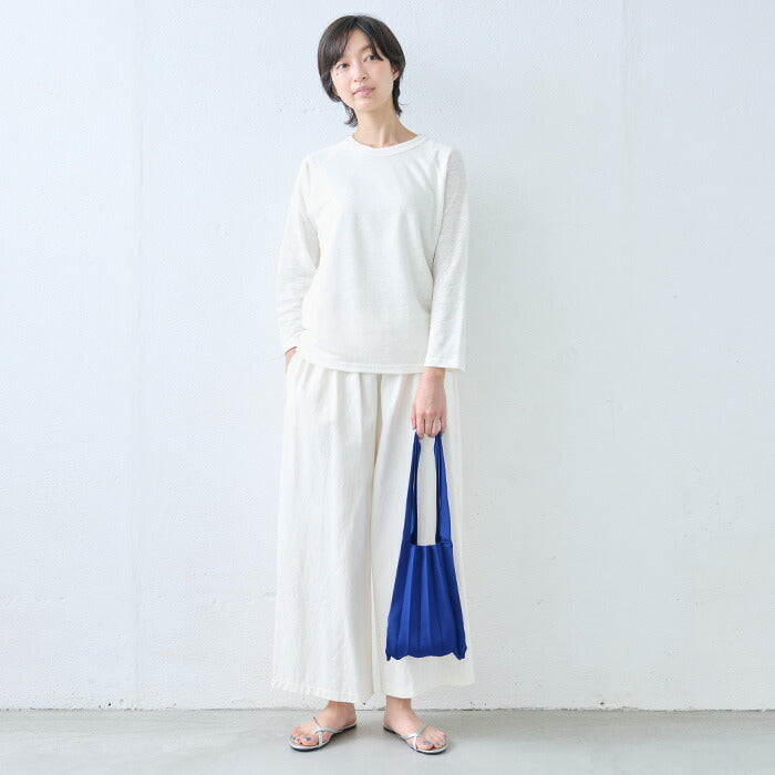 [プリーツバッグ日本製バッグレディースカジュアル]oobi！プリーツニットバッグMIDDLE/40代50代トートバッグレディース小さめ手持ちサブバッグプリーツ素材ミニバッグかわいいおしゃれ肩掛け肩掛けバッグ母の日プレゼントギフト
