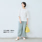 [ジャガードカットソーレディースきれいめゆったり]強撚綿タックジャガードTシャツ/日本製40代50代60代70代女性ファッションtシャツ綿100%おしゃれジャガードトップス1枚できれい通勤インナークルーネック体型カバーストレッチ夏服