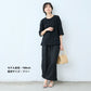 [ジャガードカットソーレディースきれいめゆったり]強撚綿タックジャガードTシャツ/日本製40代50代60代70代女性ファッションtシャツ綿100%おしゃれジャガードトップス1枚できれい通勤インナークルーネック体型カバーストレッチ夏服