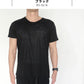 プレミアムリネン100% メンズインナーTシャツ ブラック