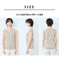 [汗取りインナーレディースtシャツ脇汗パッド付きインナー]プレミアムリネンストレッチ汗取りフレンチスリーブTシャツ/日本製40代50代60代汗染み汗染防止ワキ汗汗取りパット付フレンチ袖リネンコットン麻綿半袖吸汗吸水速乾抗菌