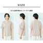 [汗染み防止Tシャツレディース半袖綿100%速乾接触冷感]汗が気にならない、綿の優しいTシャツ/日本製40代50代60代女性ファッション汗ジミ防止五分袖ボートネック大人カジュアルきれいめ無地トップスゆったり涼しい上品着回し