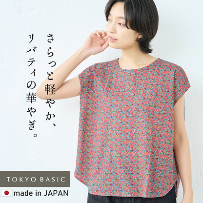 リバティプリント ミラクルウェーブ Tブラウス