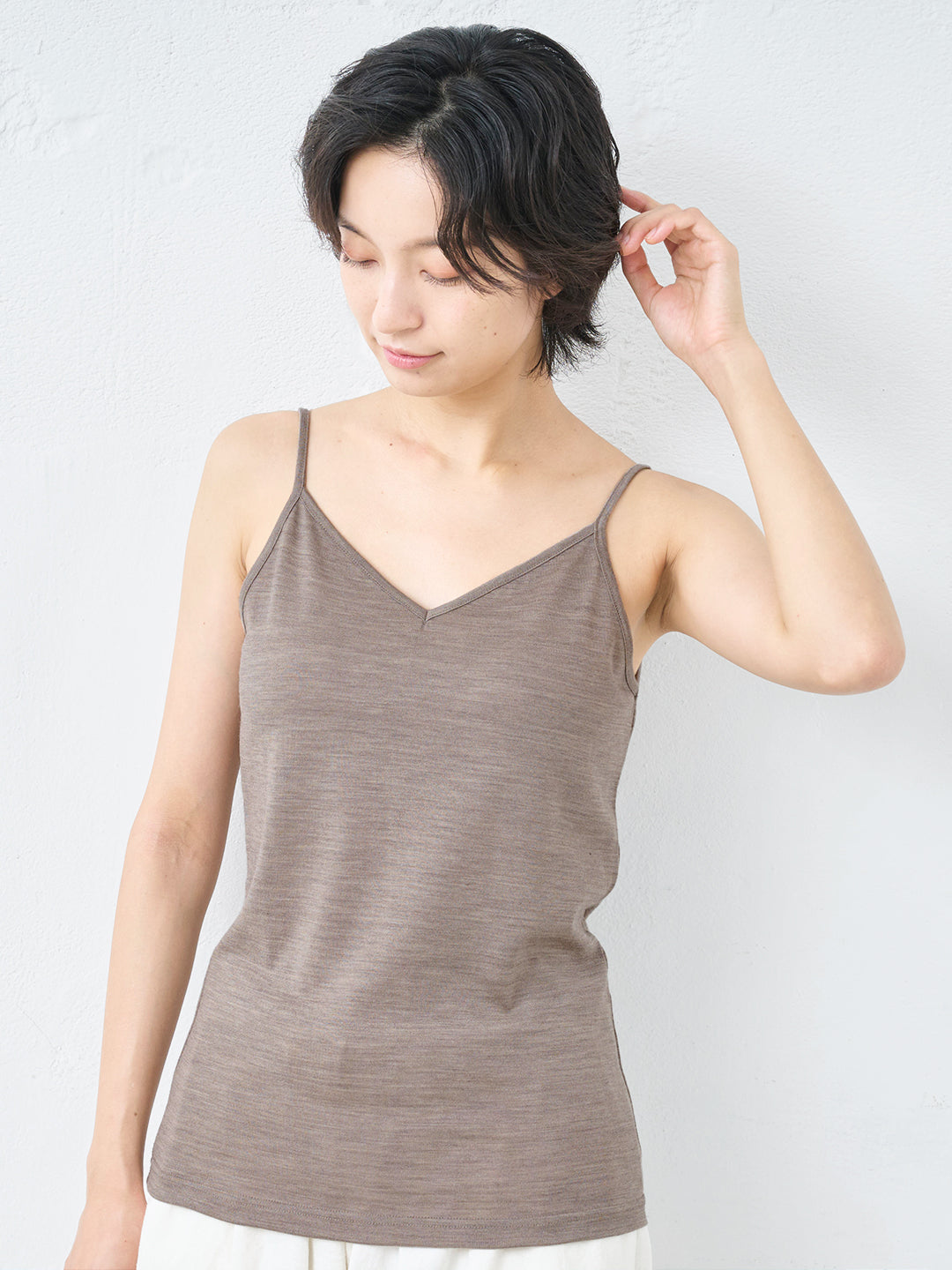 メリノウール マウントブレス100% キャミソール
