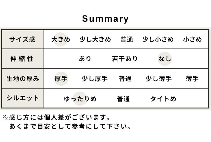 コットン100％ルーズデニムワイドパンツ　　summary