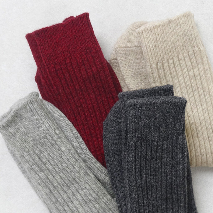 奈良の靴下屋さんのラムウールソックス