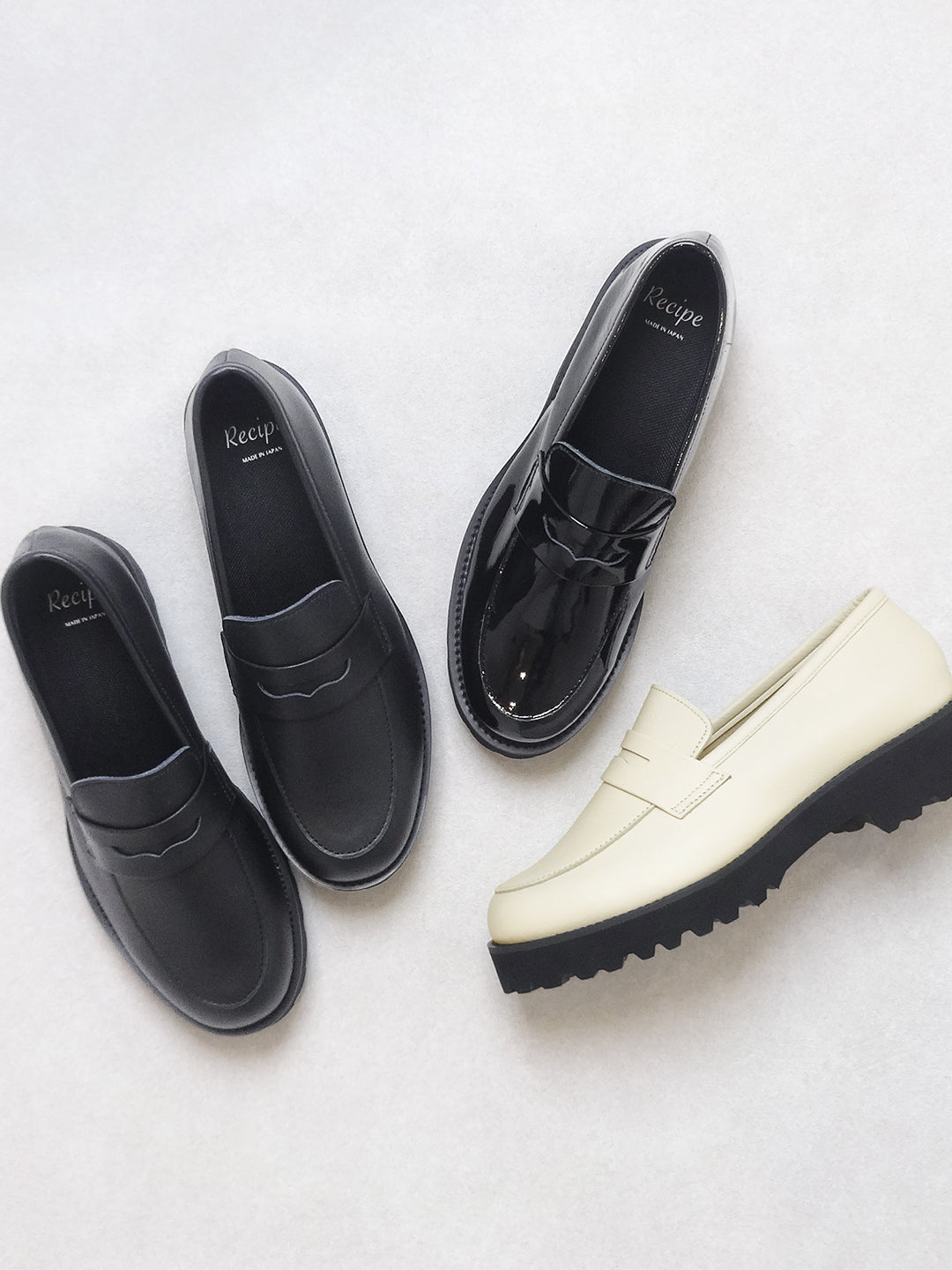 Recipe 本革 厚底コインローファー RP-568 – tokyo-basic online