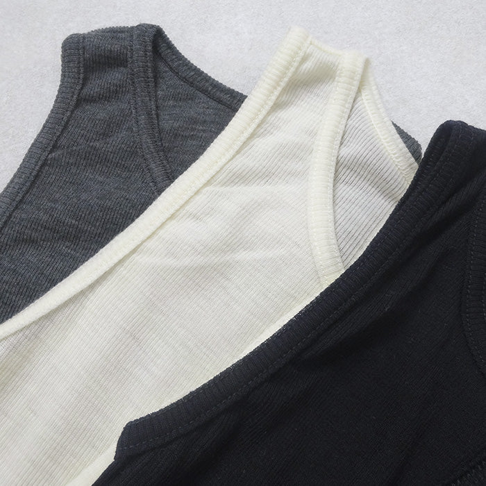 ミラクルウール100% タンクトップ カラー展開