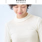 ミラクルウール100% ボトルネックプルオーバー オフホワイト
