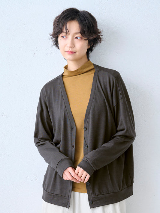 やわらか ウォッシャブル メリノウール100% カーディガン