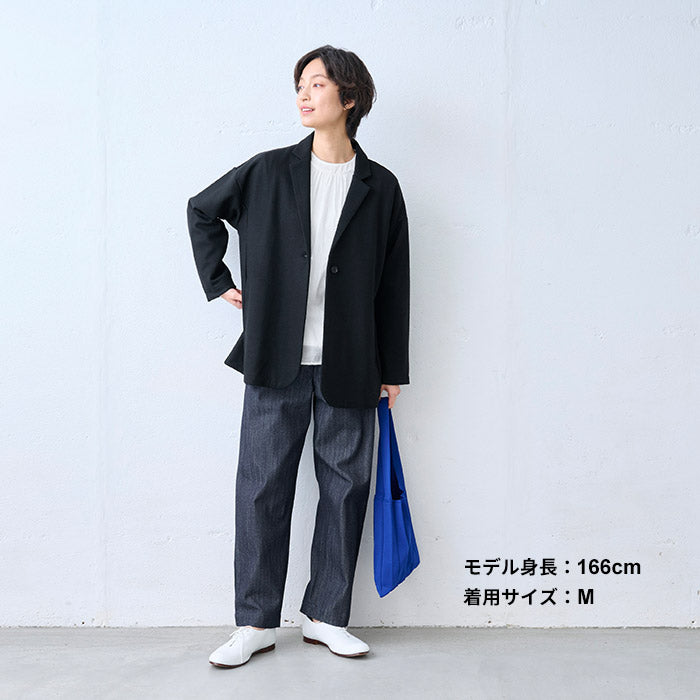 コットン100% 2枚仕立て シフォンブラウス ホワイト