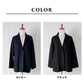 圧縮ウール100% ロング丈 ゆったりジャケット カラー展開
