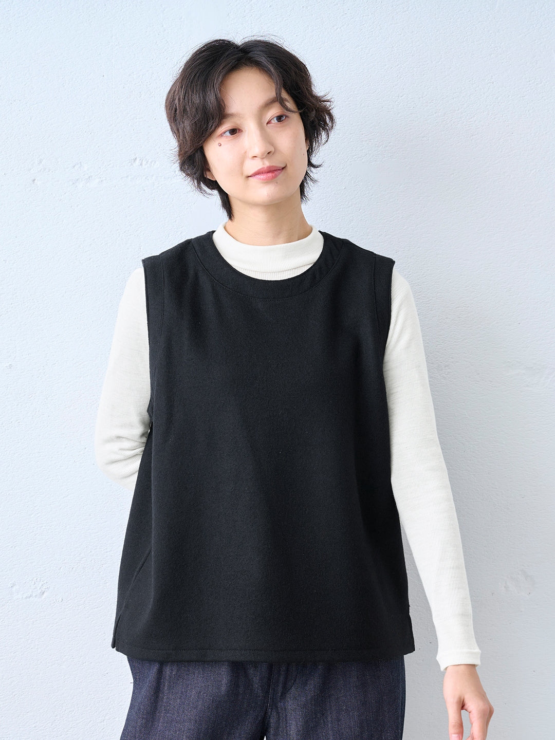 強圧縮ウール100% ベスト