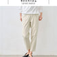 シルキーモックロディ―アンクルパンツ ライトベージュ