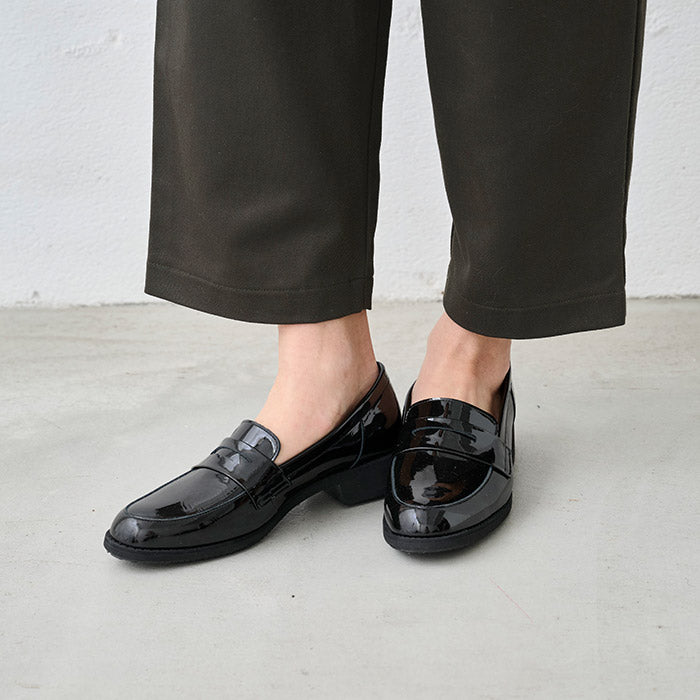 Recipe 軽量コインローファー RP-566 エナメルブラック