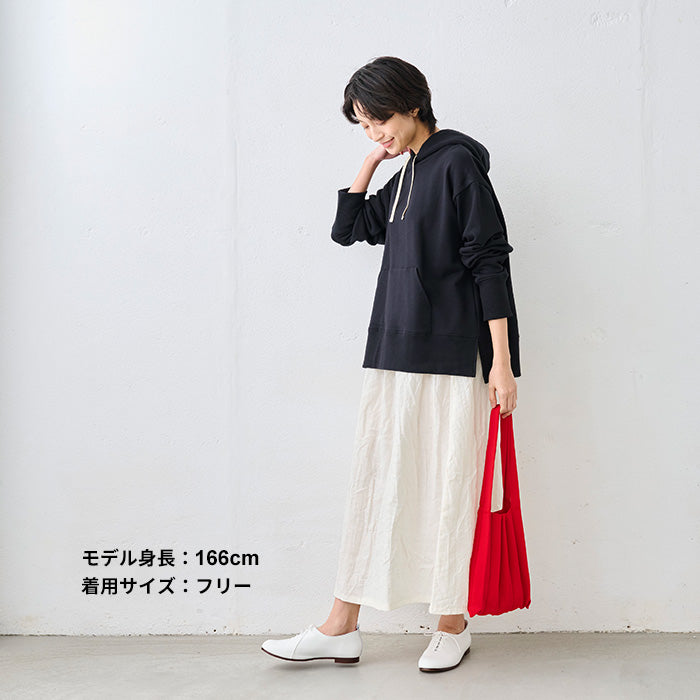 コットン100% しっかり裏毛の定番パーカー ダークネイビー