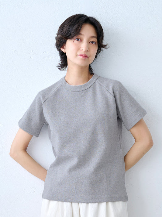ストレッチ フライス コットン Tシャツ