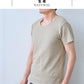 プレミアムエアーリネン100% メンズインナーTシャツ 生成