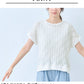 コットン100%強撚 ぽこぽこジャガードTシャツ 商品説明