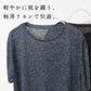 リネン100% ギャザー切り替えTシャツ 商品説明